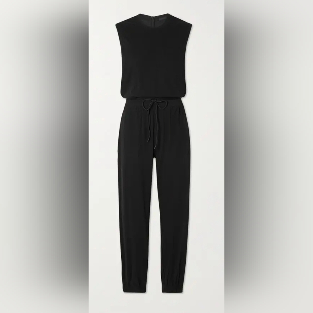 ATM Anthony Melillo Black High Torsion Jumpsuit XS Luxury Minimalist - Picture 3 of 15